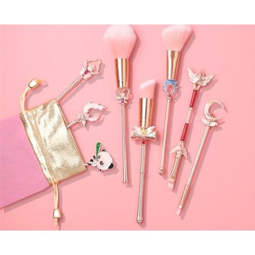 2021 Cosmetics LOL Magic Girl Makeup Brushes Beauty Tools Eyebrow Eyeliner Lip Makeup Brush Sets Professional Blushes Kit
