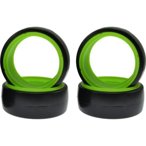 4pcs 1/10 Plastic Hard Tire for HSP Tamiya HPI Kyosho Traxxas RC Drift On-road Car Parts