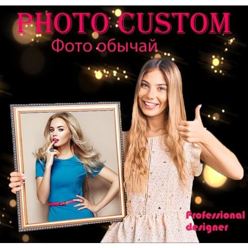 FIYO Photo Custom Diamond Painting 5D DIY Picture of Rhinestones Diamond Embroidery Cross Stitch Home Wedding Decoration