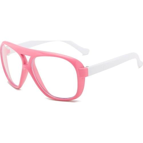 Anti-blue Light Kids Glasses Children Boys Girls Computer Glasses Optical Eyeglasses Frames Double Beam Black Pink Yellow Glass