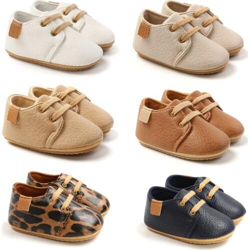 Baby Shoes Newborn Infant Boy Girl Classical Lace-up Tassels Suede Sofe Anti-slip Toddler Crib Crawl Shoes Moccasins 10-colors