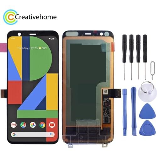 For Google Pixel 4, For Google Pixe 4XL LCD Screen Display and Digitizer Full Assembly (Black)