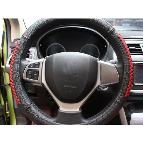 For Suzuki SX4 S-Cross S.cross Crossover 2014-2016 Steering Wheel Trim Cover Car-styling ABS Matte