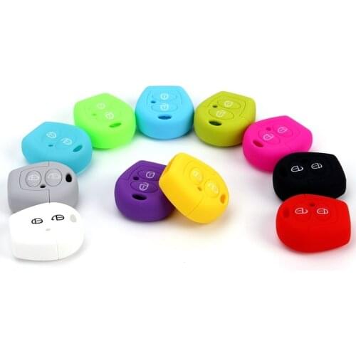 Hot Sale Silicone Key Case Cover for Chery for Volkswagen 2 Buttons Car Protect Key Fob Shell Modus Remote Key Cover