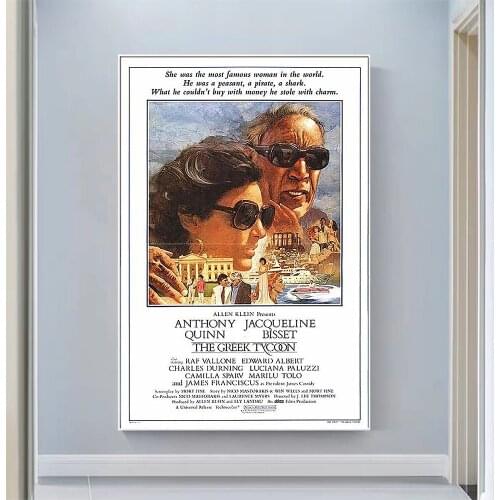 CP1646 The Greek Tycoon Classic Hot Movie Print Silk Fabric Poster Indoor Wall Art Decor Gift
