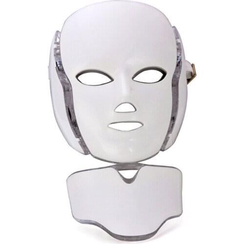 Hot Heath red 7 Light Therapy face Varicose Veins Treatment Laser Mask Soft Scar Wrinkle Removal Treatment Acne Laser Massage