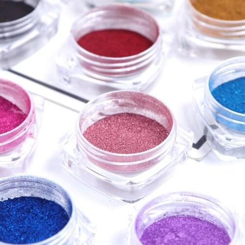 New Arrival nail kit professional Mirror Powder Nails Rose Gold Sequins Dust Nail Art Decorations Manicure nail polish set