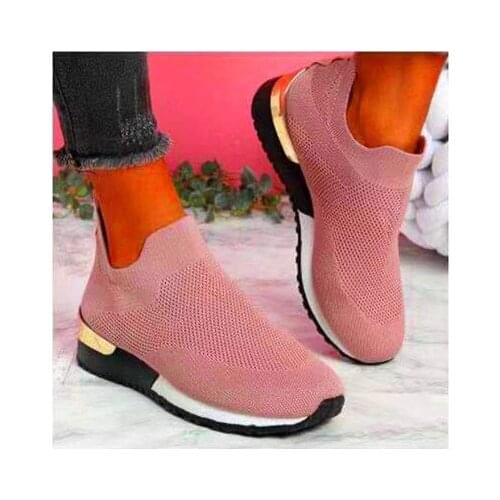 New Sneakers Women Vulcanized Shoes Ladies Solid Color Slip-On Sneakers for Female Casual Sport Shoes 2021 Fashion Mujer Shoes