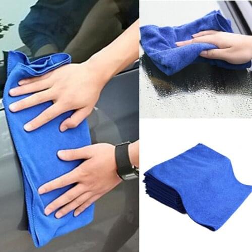 1 Pcs 30x70cm Microfiber Car Towel Hemming Design Automobiles Wash Glass Cleaning Wipe Drying Washing Auto Towels Supplies