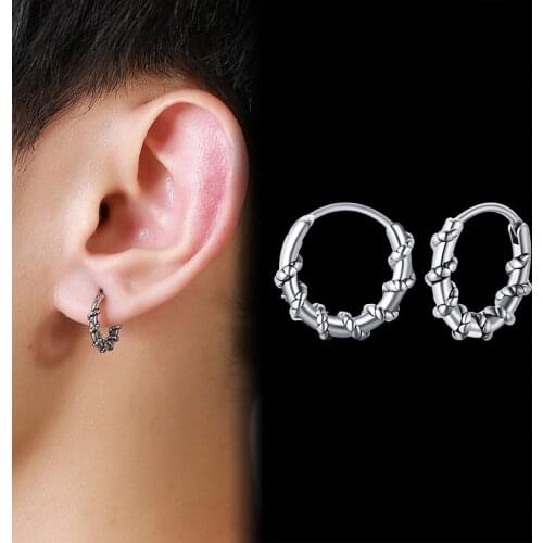 Hoops Earring for Men Stainless Steel Earrings