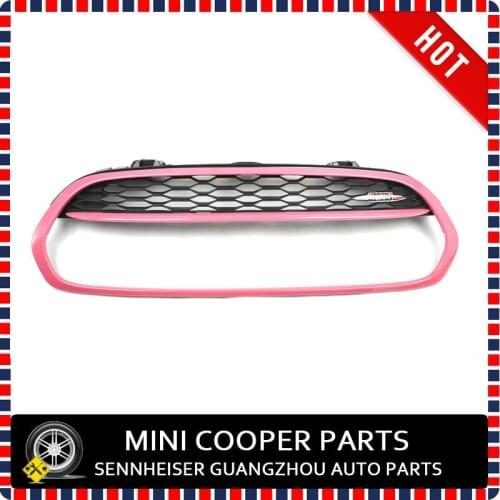 Brand New ABS Plastic UV Protected Mini Ray Style Pink Color Front Grille Surround For mini cooper F57 F55 F56 (1Pcs/set)