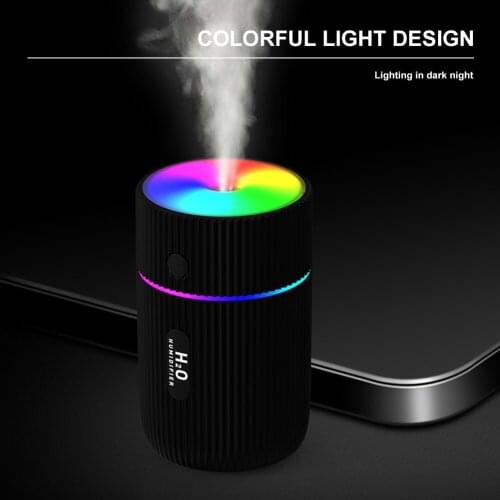 LED Night Light 2 Modes USB Oil Diffuser for Home Mini Car Air Humidifier Portable Air Freshener with Car Interior Accessories