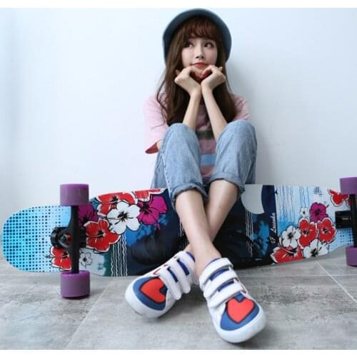 Adult four-wheel skateboard double pull rod maple skateboard 5-inch long board road board skateboard