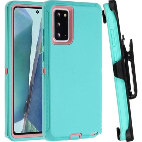 Defender Holster shockproof Clip Phone Case For Samsung S20 Note 20 Ultra Multi-colors TPU Coque For Samsung A51 A71 Note 10 S10