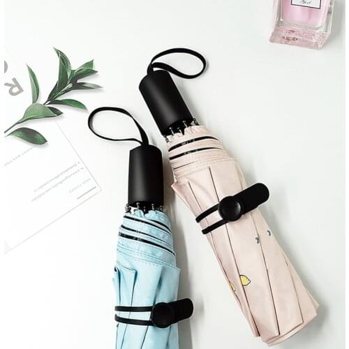 Umbrella Rain Women Folding Clear Paraso Umbrella Men Windproof Kids Girls Tous Tous Mujer Japanese Rain Gear Black Coating Cute