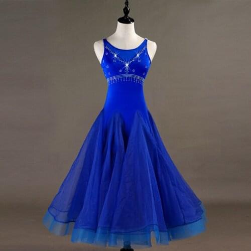 2019 New Costume Sale Ballroom Dance Skirts Newest Design Woman Modern Waltz Tango Dress/standard Competition Dress MQ057