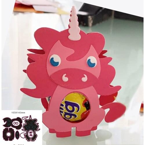 2021 new easter egg, unicorn mold, metal cutting mold, scrapbook embossing card, photo album decoration, DIY craft