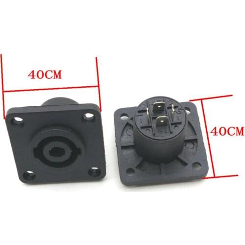 4 Pin Speakon Female Jack Socket Connector Audio Amplifier for PA Amplifier Cable