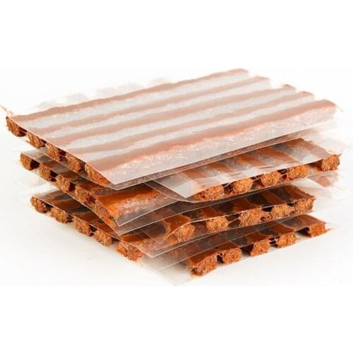 5Pcs Tubeless Tire Repair Strips Stiring Glue for Tyre Puncture Emergency Car Motorcycle Bike Tyre Repairing Rubber Strips Tools