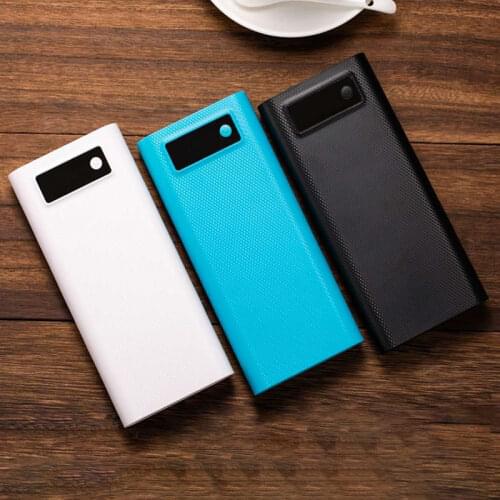 8x18650 Power Bank Case Type-C QC 3.0 Battery Charger Box Free Welding Two-way Quick Charge Box Shell DIY Kit for IPhone Samsung