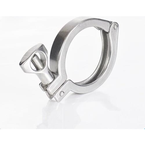 Free Shipping 6.5"(159mm) Sanitary Tri Clamp Stainless Steel 304 Middle Type Ferrule Flange, Sanitary Fitting for Home Brewing