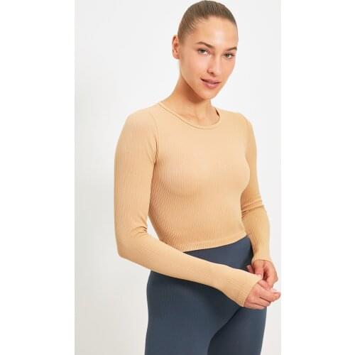 Trendyol Seamless Crop Fitness Blouse TWOAW22BZ0448