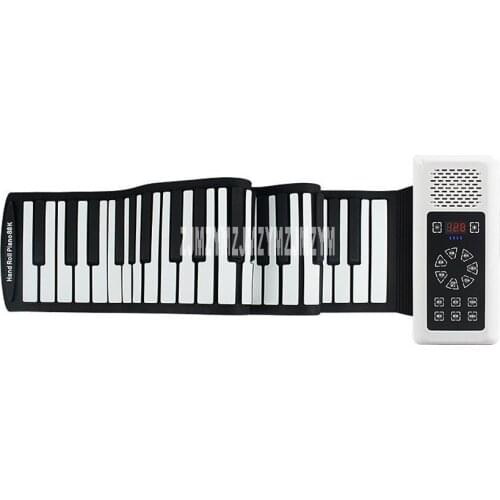 D19 Hand Rolled Piano 88-Key Bluetooth Touch Screen Electronic Piano Portable Multifunctional Electronic Piano 15W * 2 100-240V