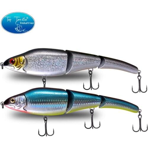 Artificial sinking fishing lure swimbait 230mm 125g 3-Segements jointed lures ABS plasticTackle for pike musky perch wobbler
