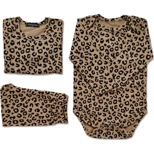 2020 Newborn Infant Baby Girl Boy Bodysuit Leopard print Jumpsuit Long Sleeve Outfits Spring Zebra pattern Sunsuit Pamajas