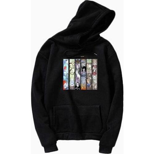 Japanese Anime Spirited Away Fashion Women Hoodies Casual Fleece Loose Pullover Sweatshirt Harajuku Printed Female Hooded Tops