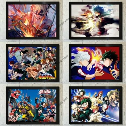 DIY Diamond Painting Anime My Hero Academia Cross Stitch Kits Diamond Mosaic Embroidery Full Square Drill Home Decoration
