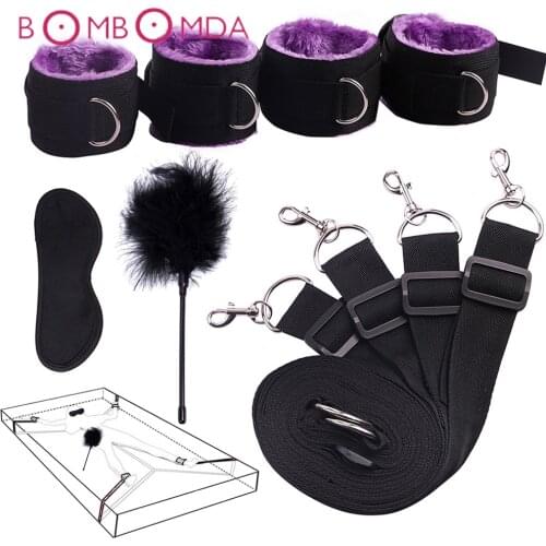 SM Sex Products Bed BDSM Bondage Slave Restraints System Flirting Adults Sex Toys Products For Women Couples Erotic Accessories