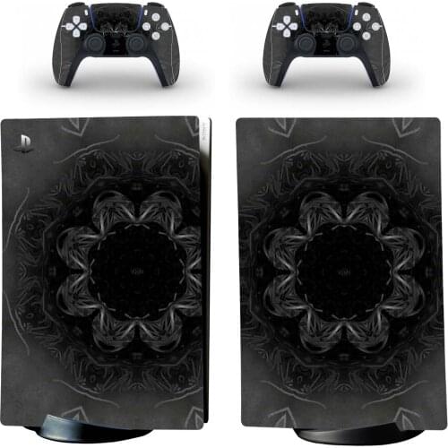 Retro Pattern Style PS5 Digital Edition Skin Sticker for Playstation 5 Console & 2 Controllers Decal Vinyl Protective Skins 1