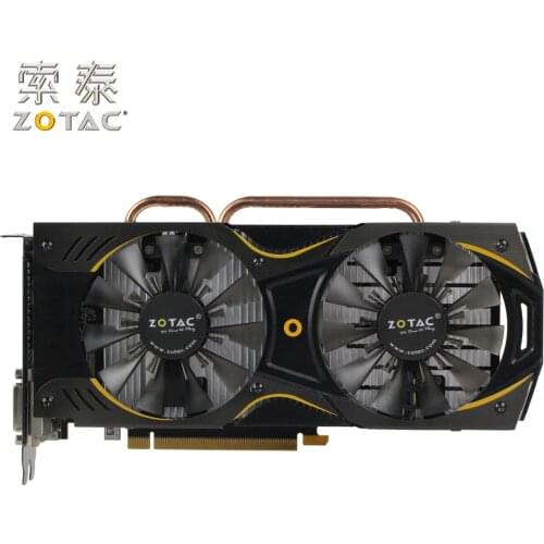 Original ZOTAC Video Card GeForce GTX950-2GD5 Thunderbolt HA 128Bit GDDR5 Graphics Cards for nVIDIA GTX 900 950 2G 6610MHz 2 GB