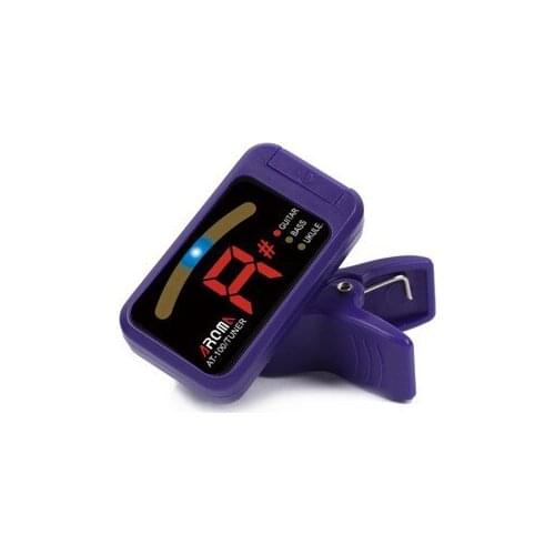 Clip Guitar tuner LCD Clip-on Electronic Digital Guitar Chromatic Bass Ukulele Tuner With Retail Package