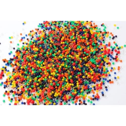 2000 Particles /lot water beads Pearl shaped Crystal Soil Water Beads Mud Grow Magic Jelly balls wedding Home Decor hydrogel