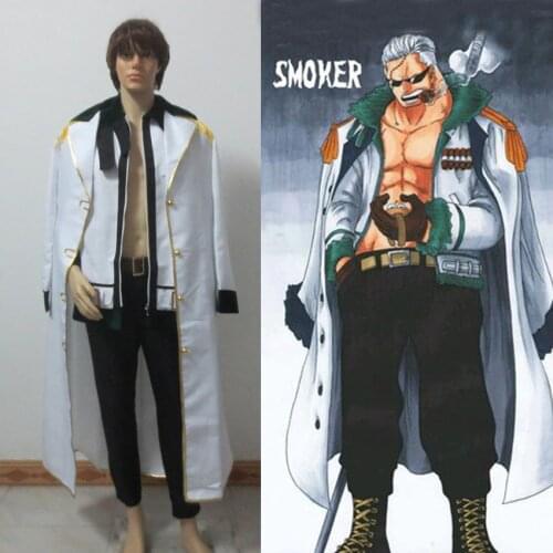 Free Shipping One Piece Smoker Cosplay Costume Custom Made for Christmas
