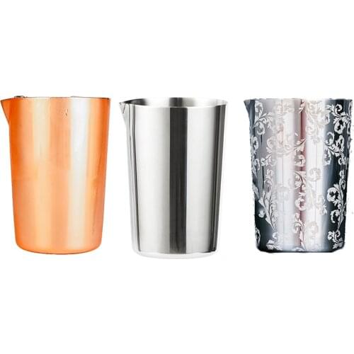 Free Shipping Stainless Steel Stirring Tin 500ml Mixing Glass Preferred by Pros and Amateurs Alike