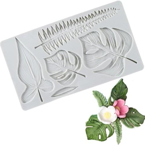 Concrete Molds Large Turtle Leaf Silicone DIY Wall Panel Jewelry Pendant Table Decorative Candle Aromatherapy Gypsum Mold