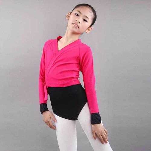 Plus Size Childrens Ballet Dance Top Coat For Girls Autumn Warm Sweather Tippet 2018 New Arrival Leisure Practice Dance Costume