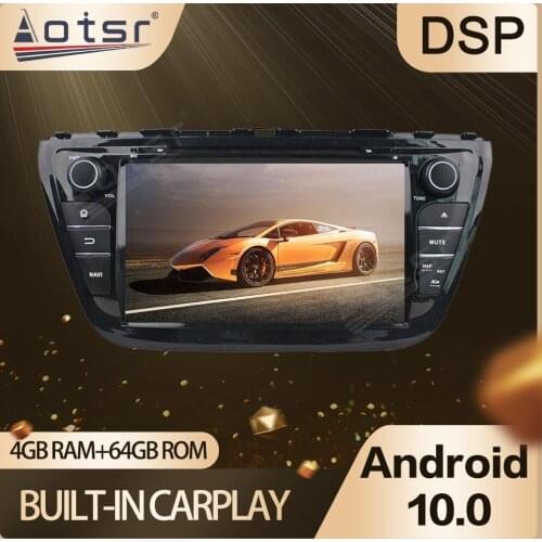 For Suzuki SX4/S Cross 2014+ Android 10 Car DVD Player GPS Navigation Head Unit Multimedia Player Auto Stereo Radio Tape Recorde