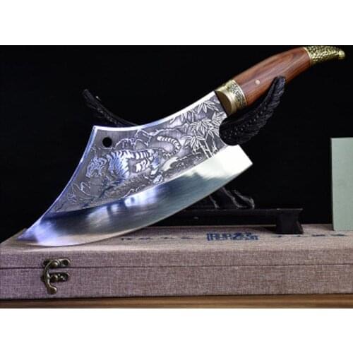 Household Kitchen Knife Forged Cutter Chopper Chopper Sharp Cleaver Arc Chef Knife Kitchen Knife