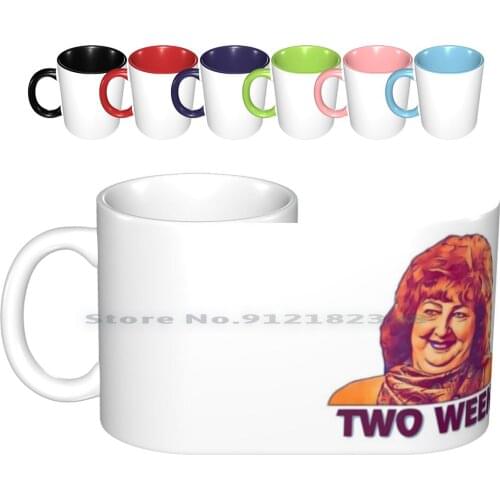 Two Weeks-Total Recall Lady Ceramic Mugs Coffee Cups Milk Tea Mug Two Weeks Arnold Schwarzenegger Bell Michael Ironside Ronny