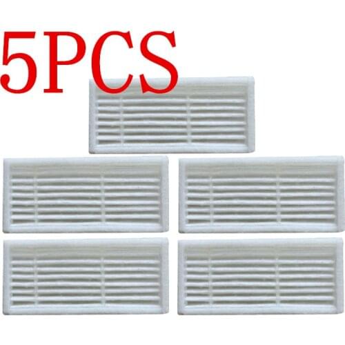 5 pieces/lot Robot Vacuum Cleaner Parts HEPA filters filter for kitfort Kt-518 kt518 Robotic Vacuum Cleaner Accessories