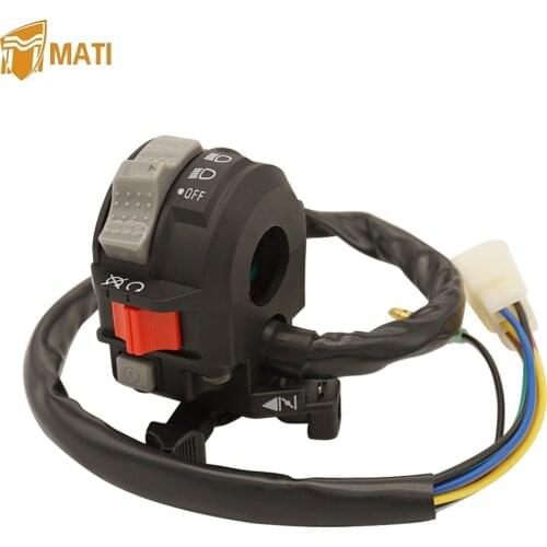 Left Handlebar Switch Control Engine Start Run Off for ATV Yamaha Big Bear Grizzly Kodiak 400 YFM400 YFM 400 5GH-83973-01-00