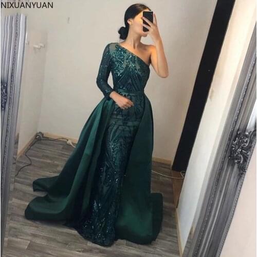 NIXUANYUAN Womens One Shoulder Evening Dresses