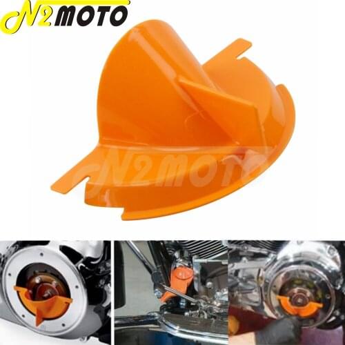 Motorcycle Orange Plastic Primary Case Oil Fill Funnel For Harley 2006-2017 Dyna 2007-Up Softail Touring Trike Models 63797-10