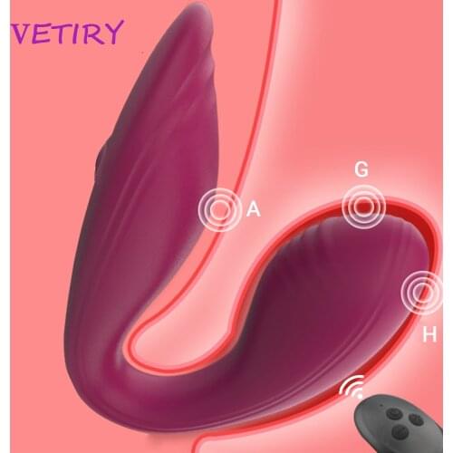 Couples Vibrators Remote Control Panties for Women Adult Sex Toys Dildo G-spot U Type Female Masturbator Clitoris Stimulator