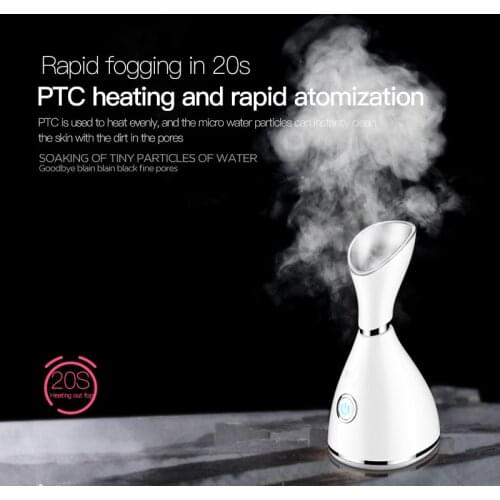 Nano Ionic Facial Steamer Facial Hot Steamer Deep Cleaning Face Sprayer Machine Beauty Face Steaming Herbal Facial Steamer Nano