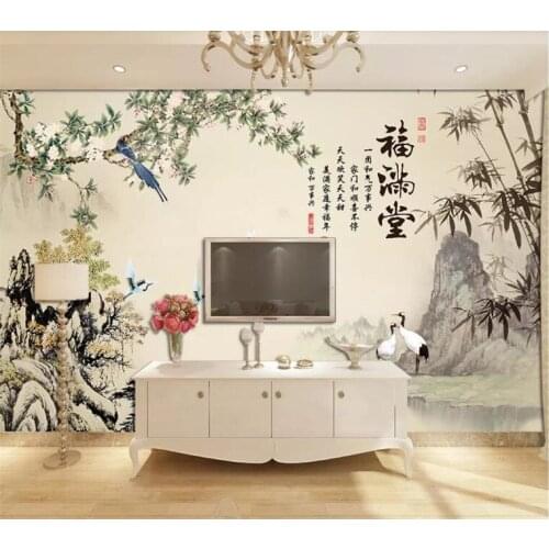 Custom 3D wall wallpaper home decoration hand-painted landscape natural landscape 3D photo wallpaper living room bedroom